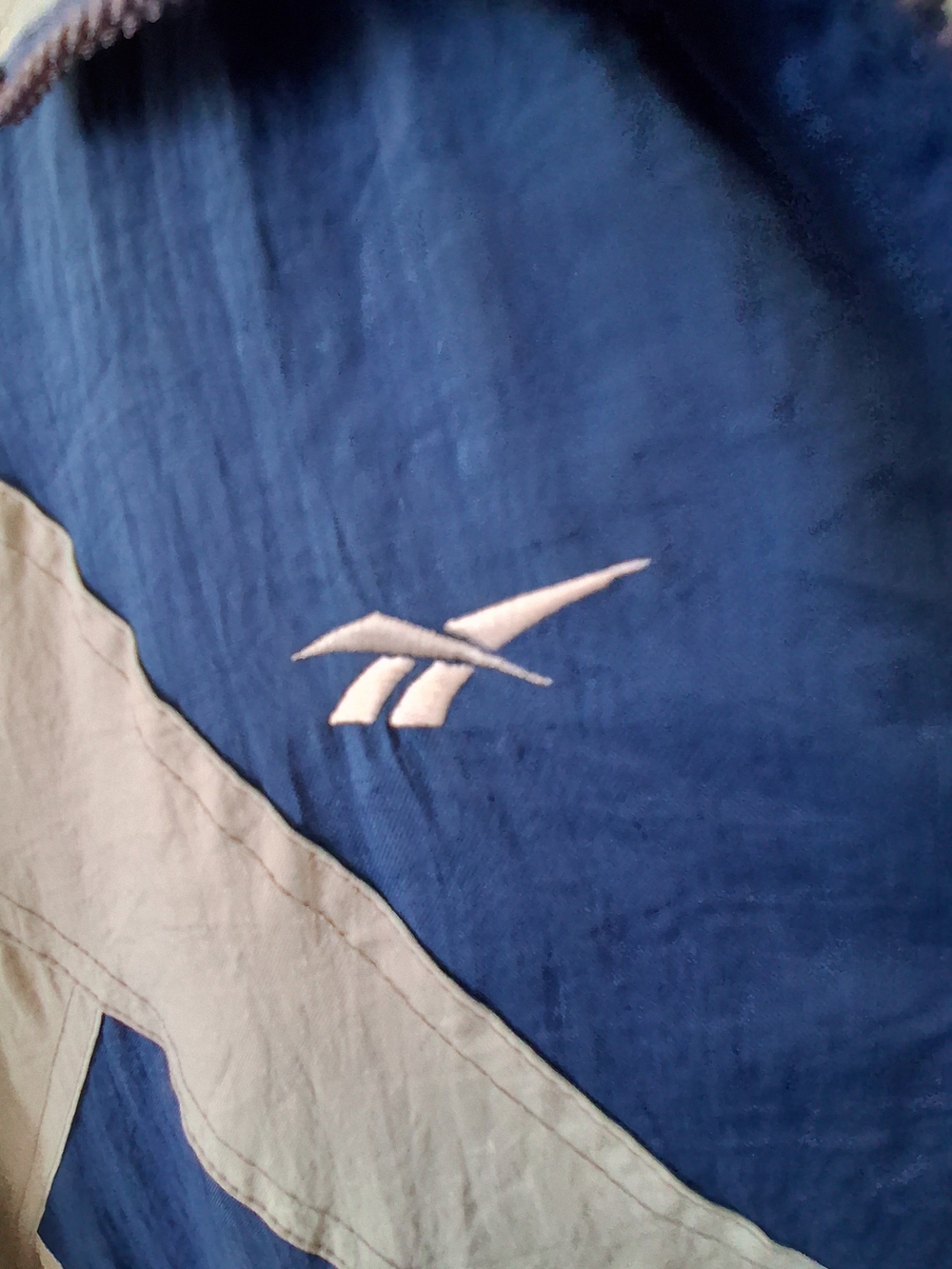 Reebok Men's Dallas Cowboys Blue & Gray Windbreaker Jacket Vintage - Picture 4 of 11